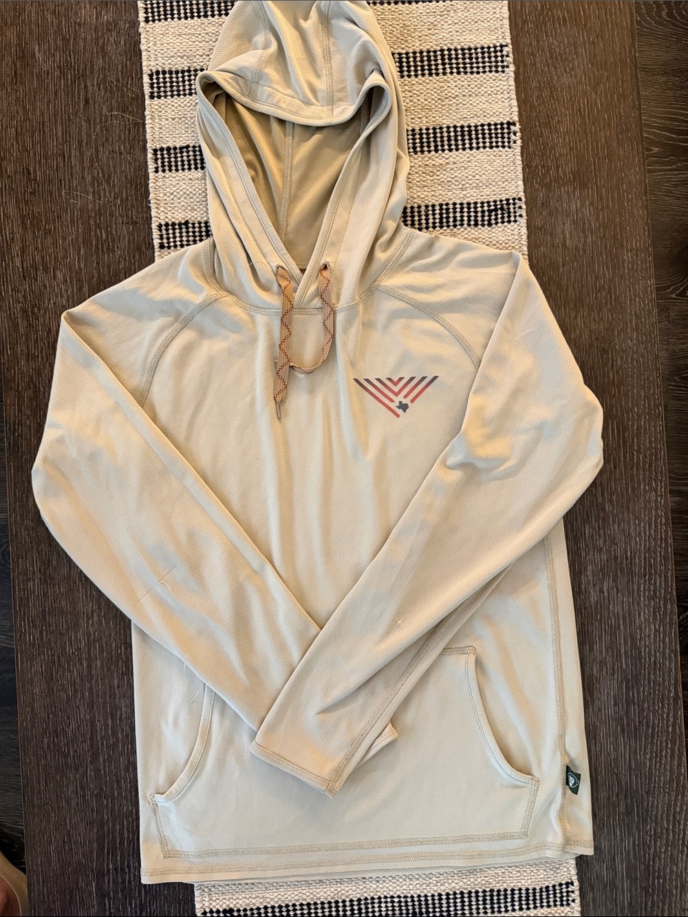 Howler Bros. Men's Lightweight Hooded Long-Sleeve Shirt in Cream